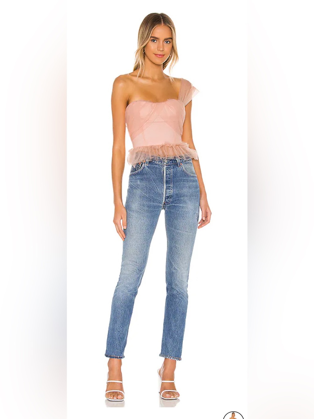 NWT! NBD Marine top/ Champagne Pink/ Medium